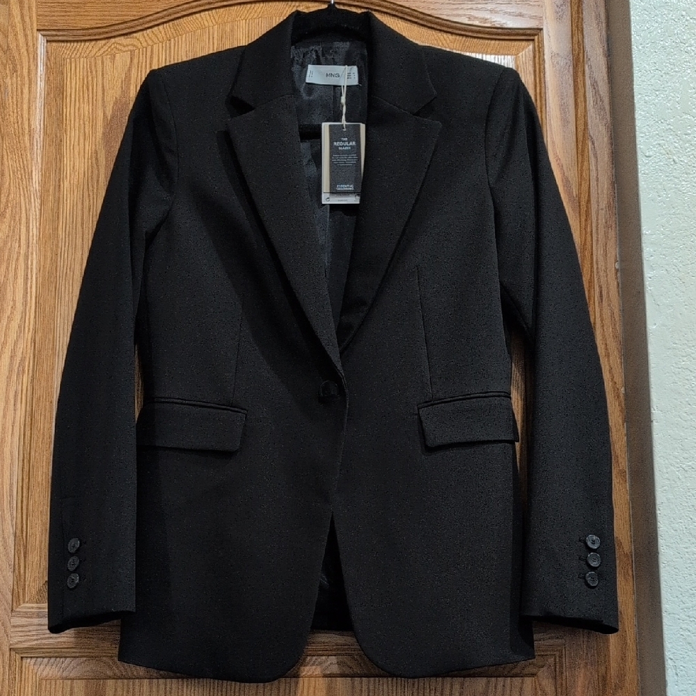 MANGO Classic Black Women's Blazer